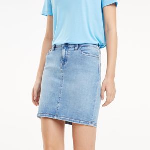 Tommy Hilfiger dámská světle modrá džínová sukně - S (911)
